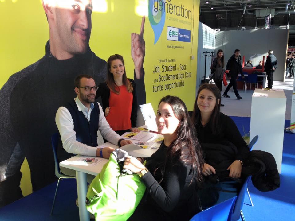 BccPnMonsile's tweet photo. Tante #opportunità e #agevolazioni riservate ai #giovani 
#oggi e #domani a #FieraIncontro2016 
#Pordenone Fiere Padiglione 5 Stand 42! https://t.co/VQBFVBTcQA
