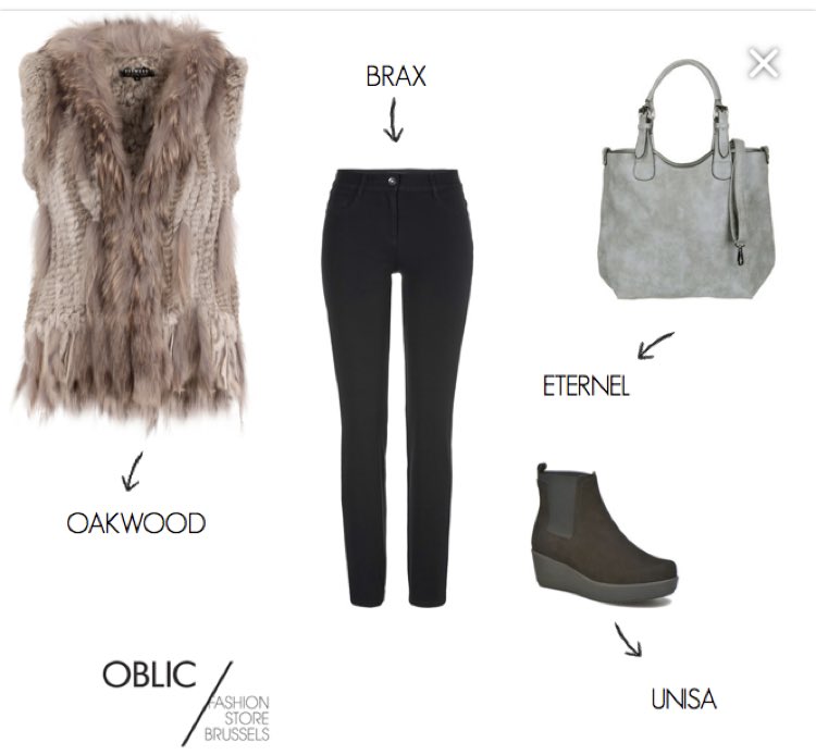 Oblic_Store's tweet photo. Look du jour : Chic in the city! #oakwood #brax #eternel #unisa #ootd #lookdujour #oblic #shopping #uccle #bruxelles https://t.co/iuJpDYoQWK
