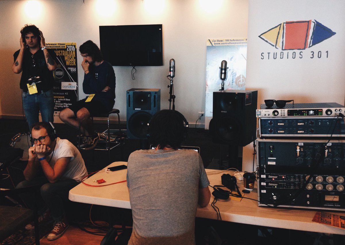 AustMusicWeek's tweet photo. Go check out the @Studios301 pop up recording studio at #AMW2016 where they’re showing the ins-and-outs of the recording process! https://t.co/MuA80iyFVU