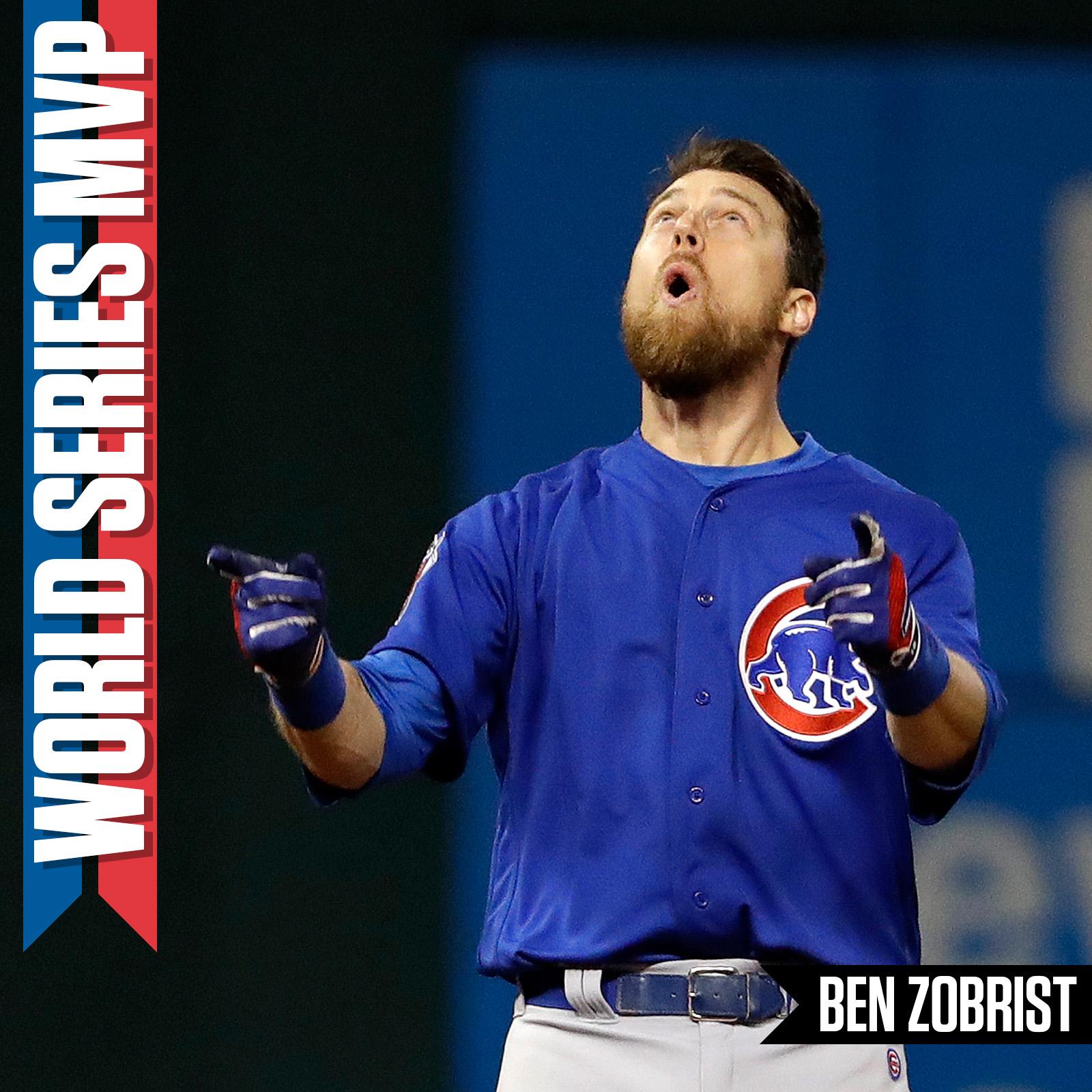 ESPN on X: Ben Zobrist, the 2016 World Series MVP.   / X