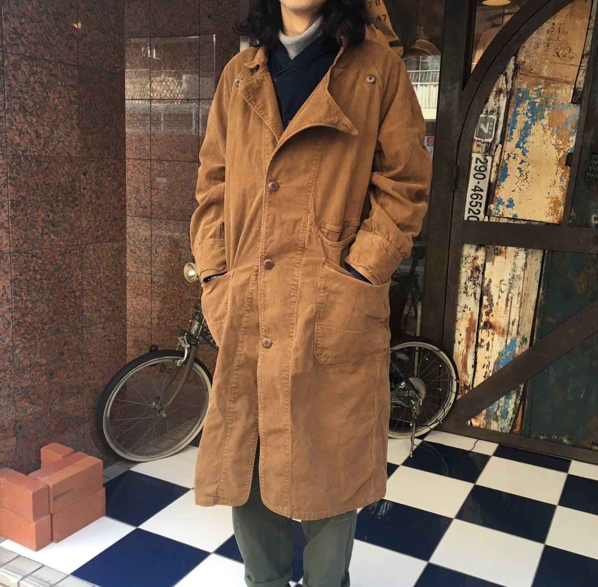 陰山織物謹製 2016AW KAPITAL リネン キャンバス スラッピー ローラー
