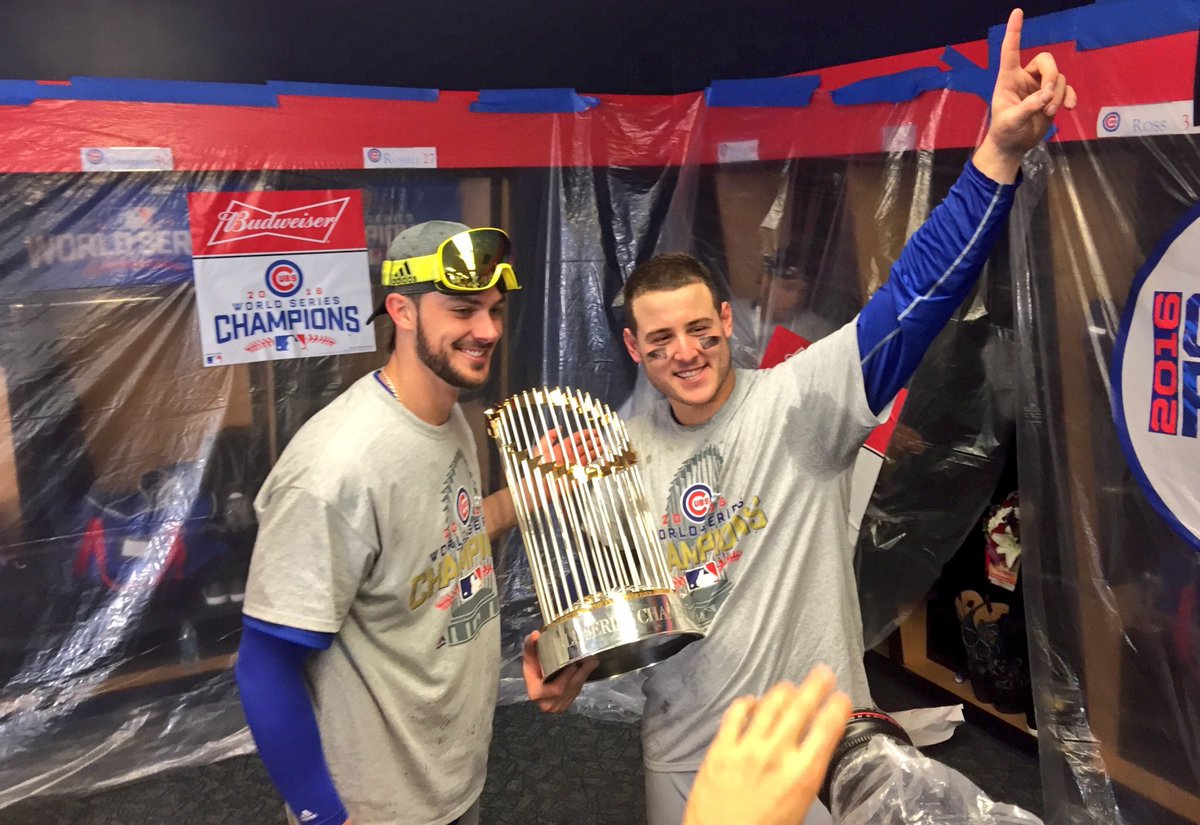 2015: Patrick Kane/Jonathan Toews 

2016: Kris Bryant/Anthony Rizzo 

Champions forever.