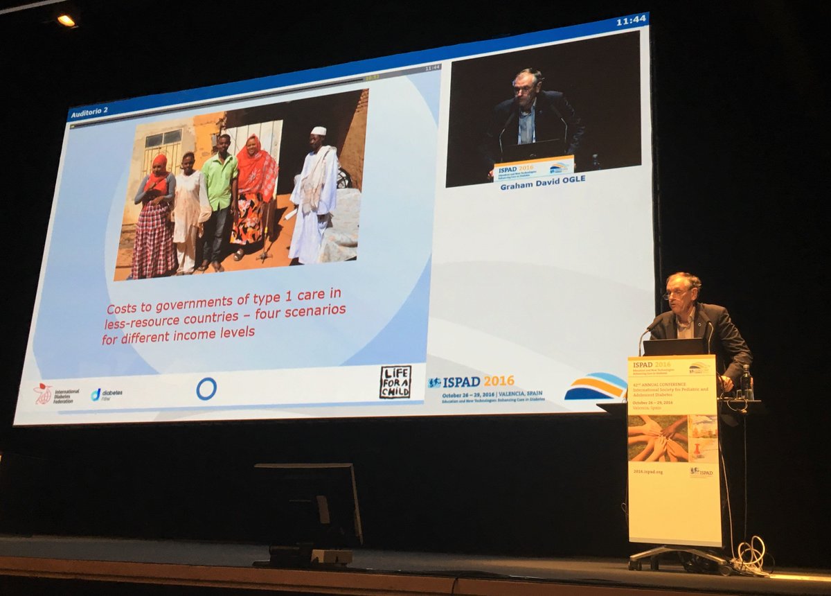 lifeforachild's tweet photo. Did you know that Life for a Child conducts clinical research? Here’s Graham presenting some of our recent work at #ISPAD2016 #t1d https://t.co/MLUNTxEuKl