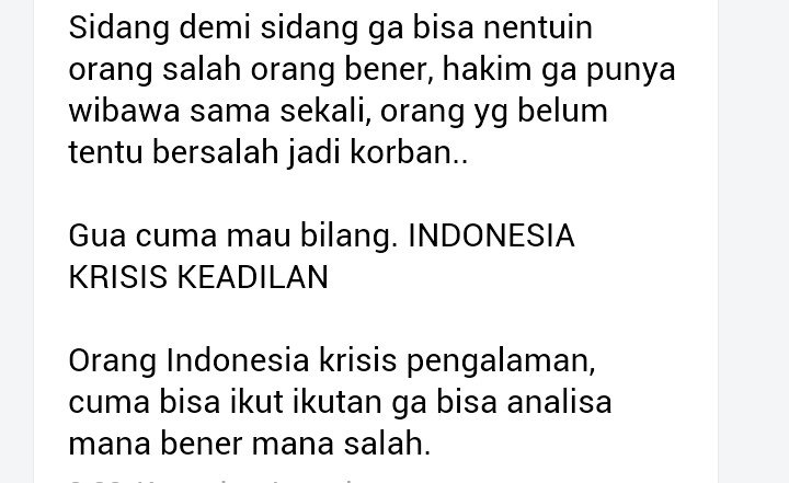 JessicaWongso_'s tweet photo. #WeStandForJessica #TemanJessica #SidangJessica #VonisJessica. https://t.co/Cp0WxGmx0P