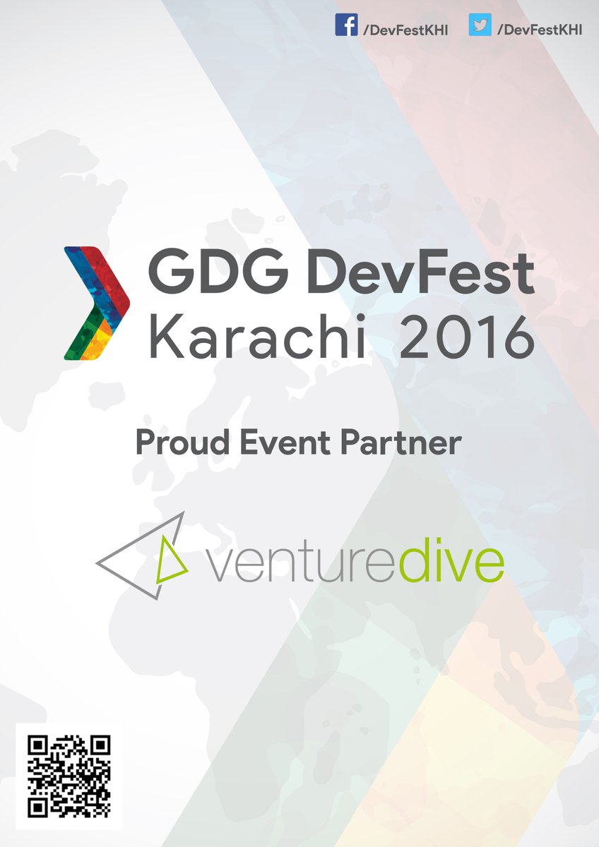 DevFestKHI's tweet photo. We are honored to have @VentureDive as our proud Event Partner.

#DevFestKHI #DevFestKHI16 #GDGKarachi https://t.co/Y88MqfrN3h