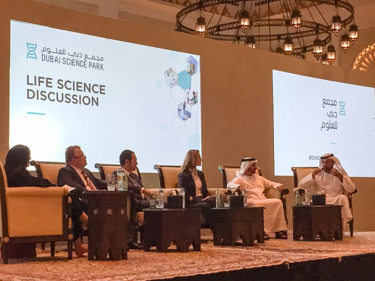 DxbSciencePark's tweet photo. Our first #DXBLifeScience panel focuses on how regulations in the #UAE will support growth of eHealth. What are your thoughts? https://t.co/Ftk7eTMOGH
