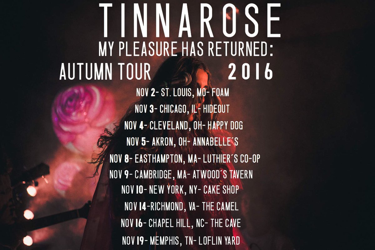 Thank you <a href="/KLCZLive/">KLCZ 88.9fm</a> in Idaho for playing and supporting our new album MY PLEASURE HAS RETURNED! ❤️️ #mypleasurehasreturned #tinnaroseontour