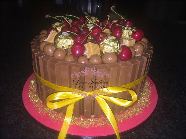 Chocolate, caramels, cherries &amp; #cake Need I say more?! #lauratempletoncake
