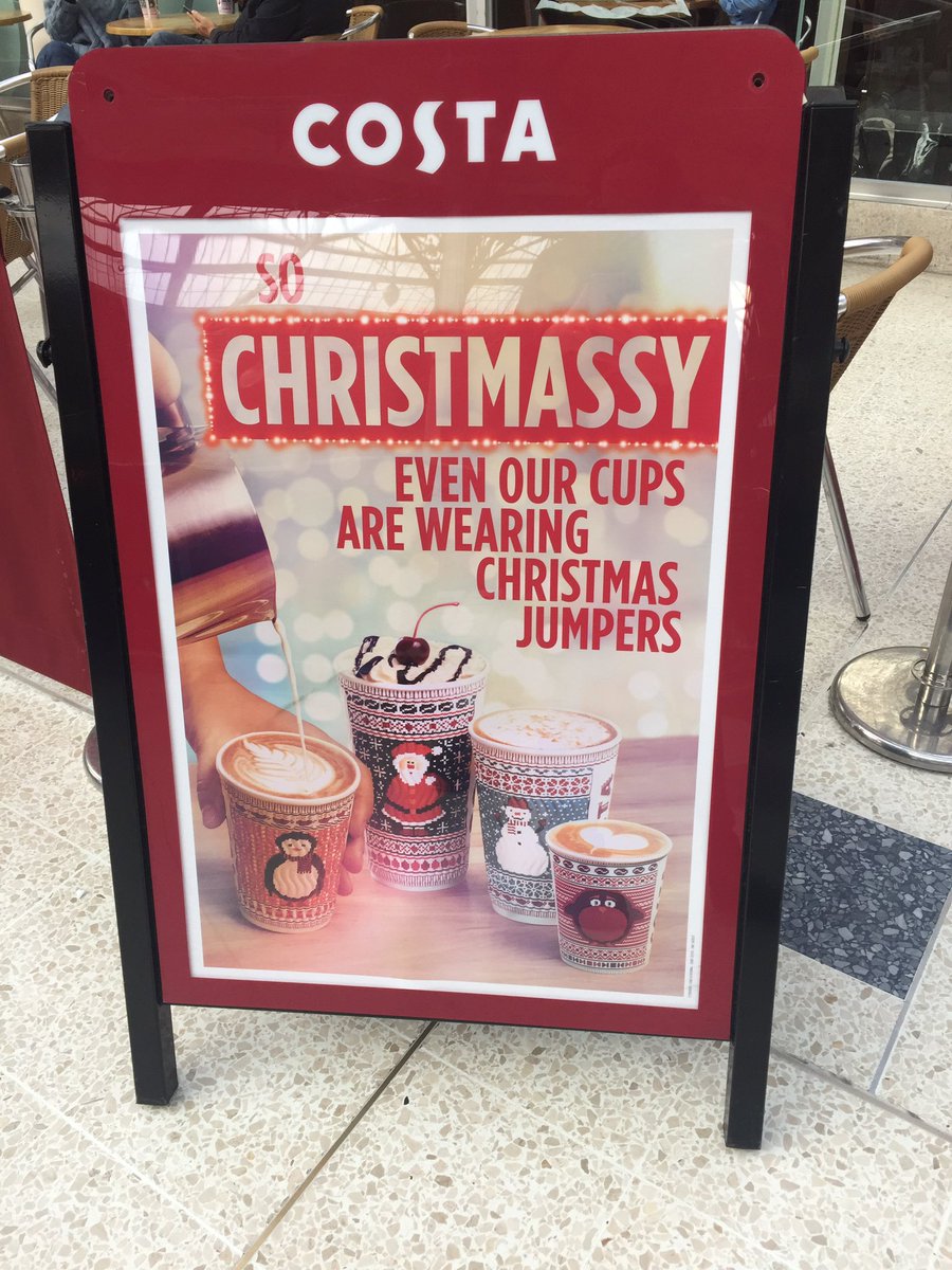 feedmefreedomuk's tweet photo. YES COSTA! 🤗 #ChristmasIsComing https://t.co/1Oe9M8mnf0
