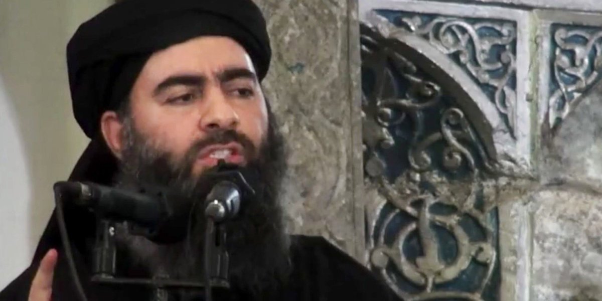 HuffPostGreece's tweet photo. Μπορεί οι εχθροί του ISIS να έχουν μπει στη Μοσούλη, αλλά ο «χαλίφης» του δηλώνει σίγουρος: «Νικάμε!» https://t.co/1Pp57neXMV https://t.co/82168Nv4Et