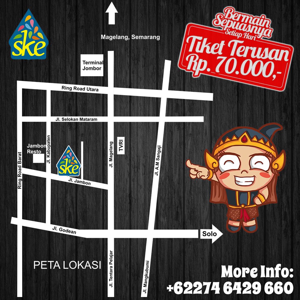 Bermain sepuasnya Di berbagai wahana SKE hanya Rp 70k,,!!!