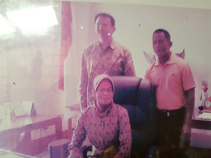 Foto bersama Ahok