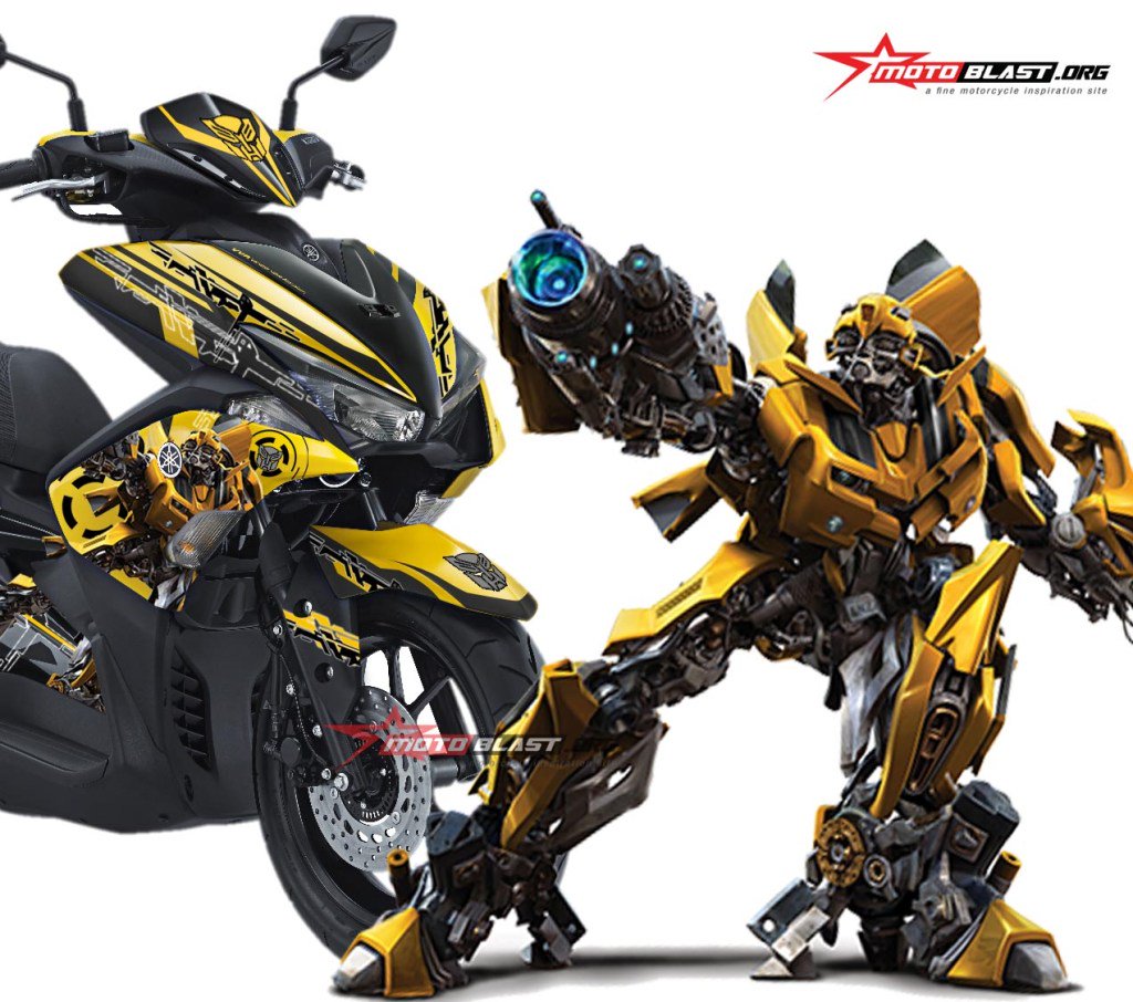 Blog Motoblast On Twitter First Modifikasi Striping Yamaha Aerox