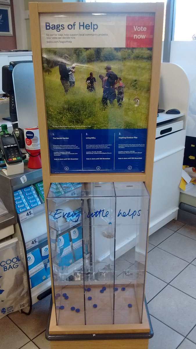 Vote is up and running at Holyhead Road . Please come and vote for your favourite charities to apply for their projects !!!!!!!!!