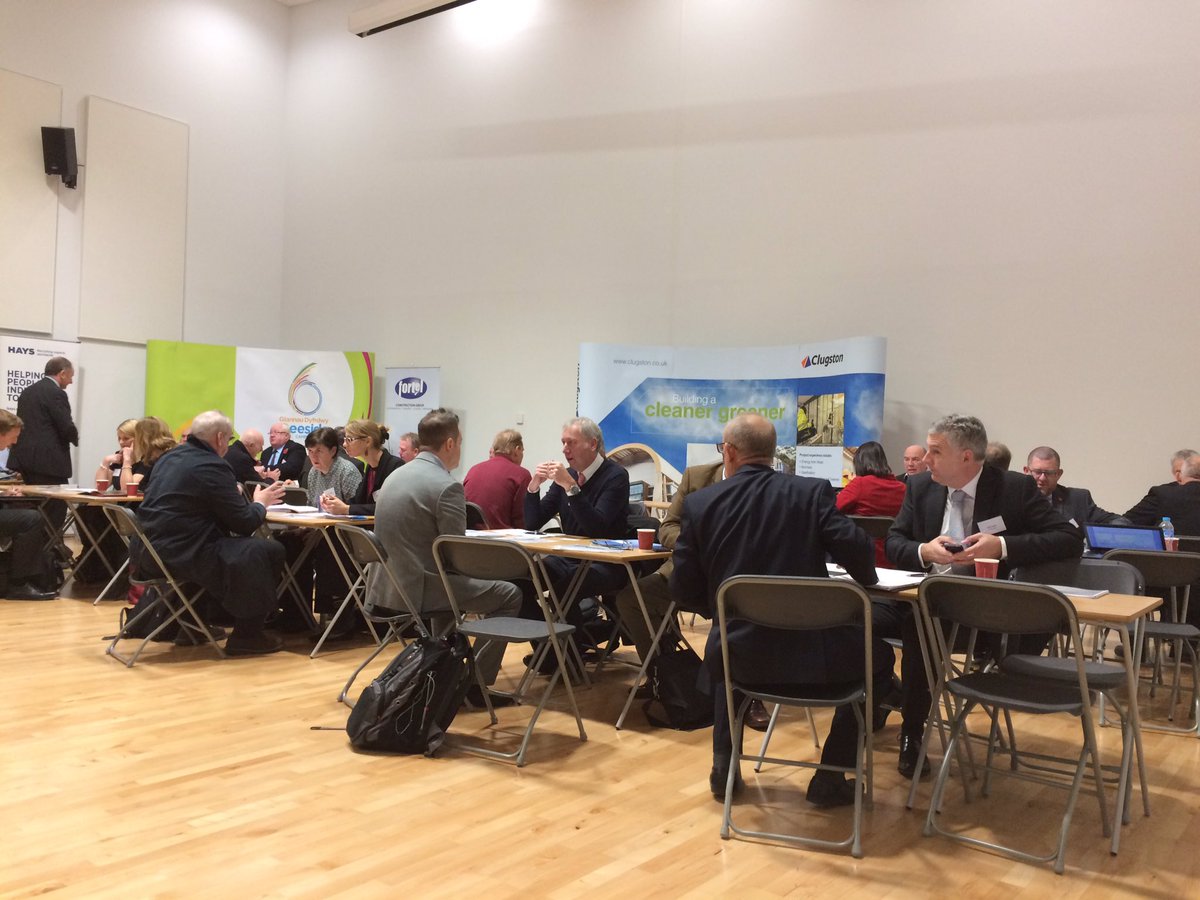 A great turnout at @WTIEnergy Parc Adfer event @colegcambria    @ClugstonConst