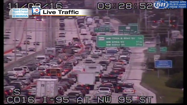 Crash on I-95 SB Express at NW 79th St #traffic https://t.co/wy5saMknUx