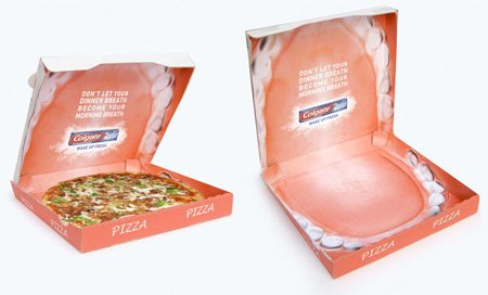BoxSmartCo's tweet image. Check this out for a pizza #box! Unusual #packaging here. Slightly off putting in all honesty, would this put you off your dinner? #BoxSmart