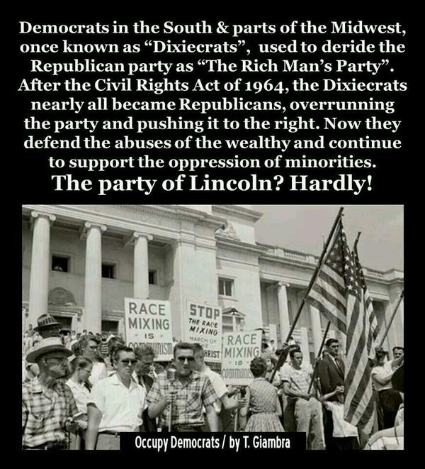rootwoman123's tweet image. The Party of Lincoln, my ass! The so-called #TrumpEffect has the #GOP proudly yanking off their own hoods!  #KeepCalmVoteDem #StopTheGOP