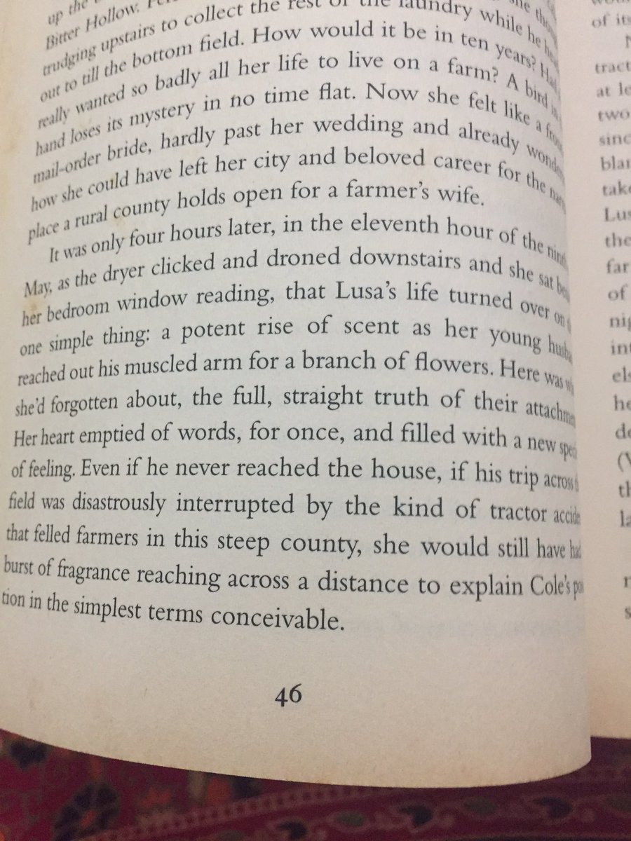 KiranManral's tweet photo. So, so beautiful. This description of love. In Barbara Kingsolver's Prodigal Summer. #NowRereadinh https://t.co/qXwOK19D6D