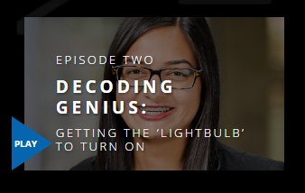 GEResearch's tweet photo. We are #DecodingGenius. Meet Maya who built a lab in her basement at 10 & developed an intelligent antibiotic by 12. https://t.co/TJQGAYLZZ4 https://t.co/k5kk1nrfoC