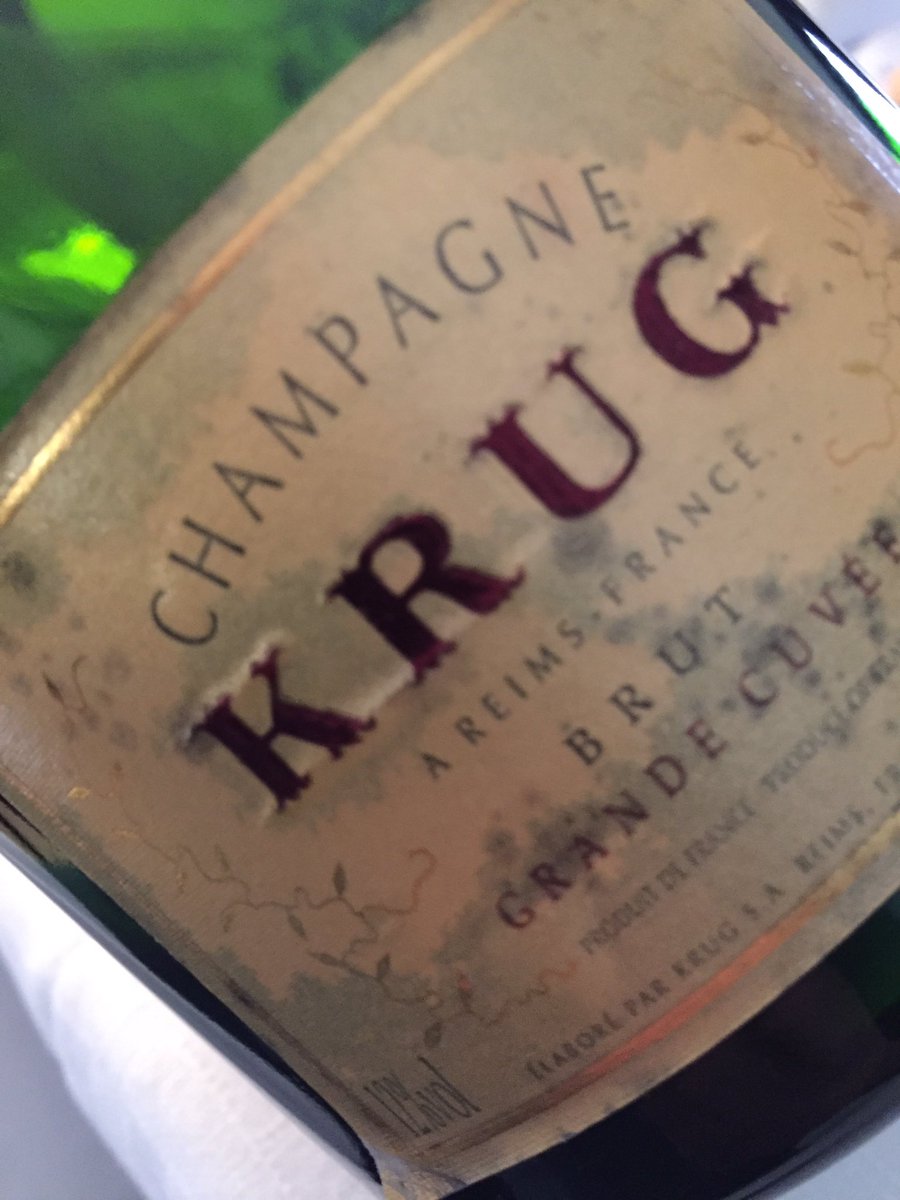 AlbertoLupetti's tweet photo. An older @Krug Grande Cuvée: with bottles like this, I could say GC is almost 'superior' to the Vintage... @krugoli https://t.co/o7HOGXdhJR
