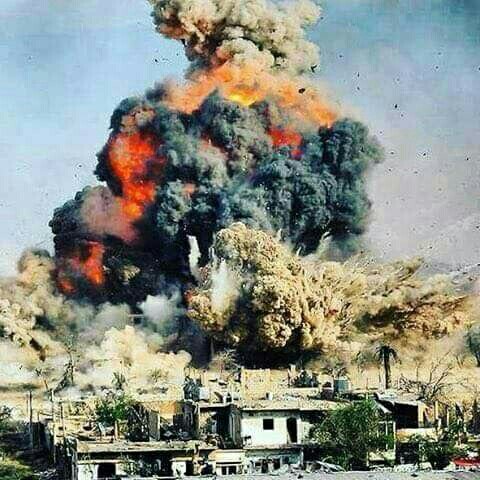 في ارض الملاحم بلاد الشام وبلاد الرافدين كل يوم نرى المشهد ذاته حتى ظننا ان اليوم ذاته يتكرر