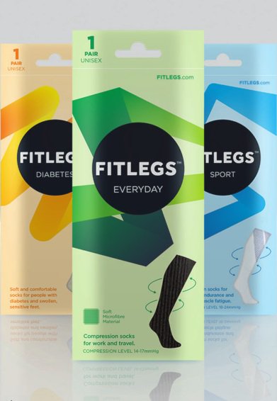 FitLegs Everyday Compression Socks 