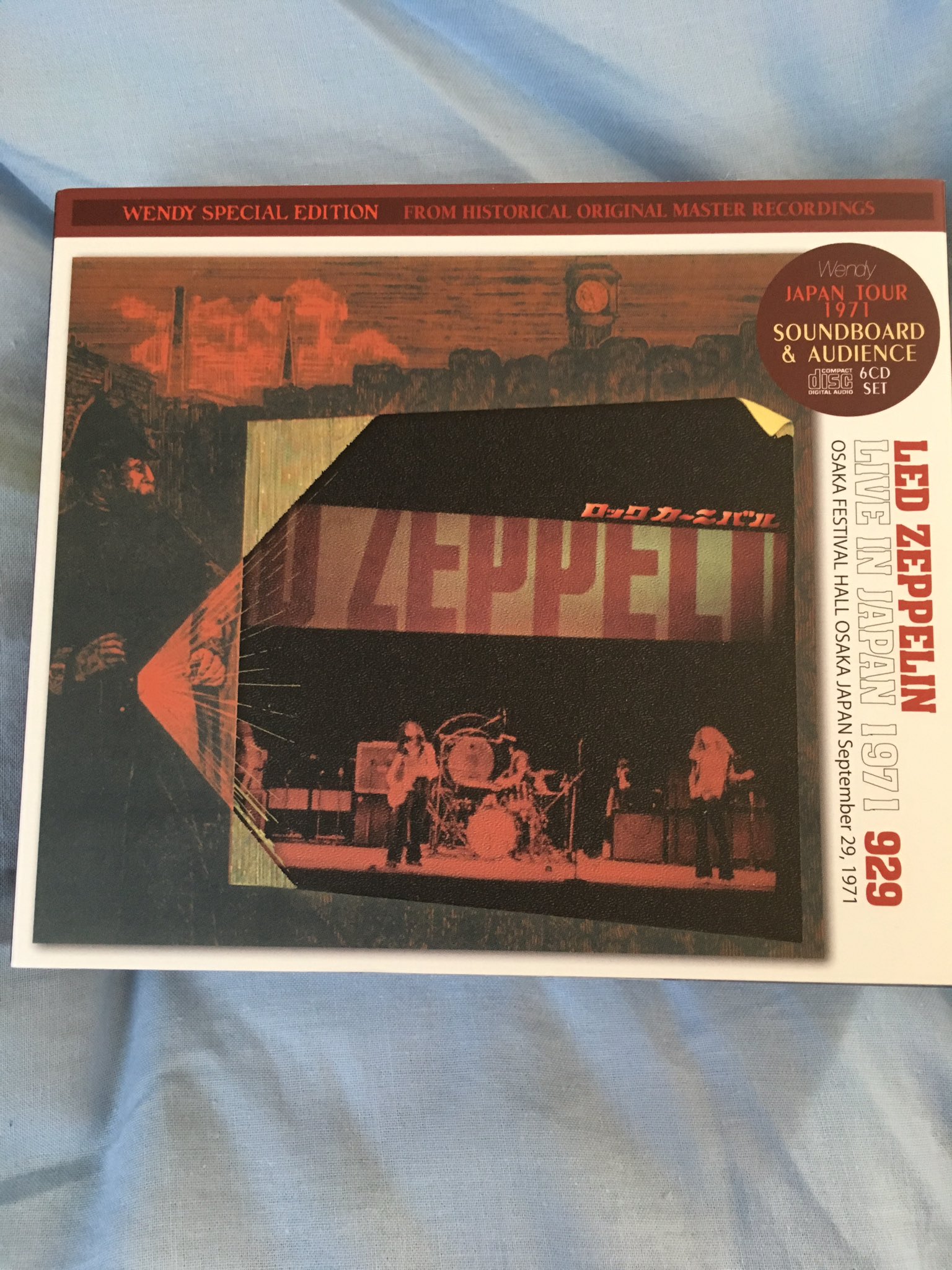 LED ZEPPELIN 6CD LIVE IN JAPAN 1971 929