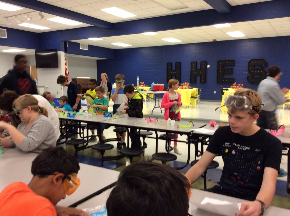 ms_hamlin's tweet photo. Dauphin Mad Scientists make slime with Holly Hill students @HollyHillElem #ECSLearn #DJHSLearn https://t.co/jsNJmcFiWB