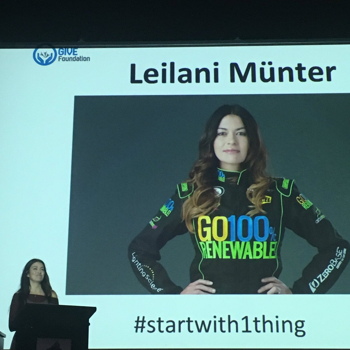 drsarahlist's tweet photo. Listening to the #amazing #nascar #champion #leilanimunter #startwith1thing #vegan #environment #sustainable #broombroom https://t.co/Duvc6OqUo0
