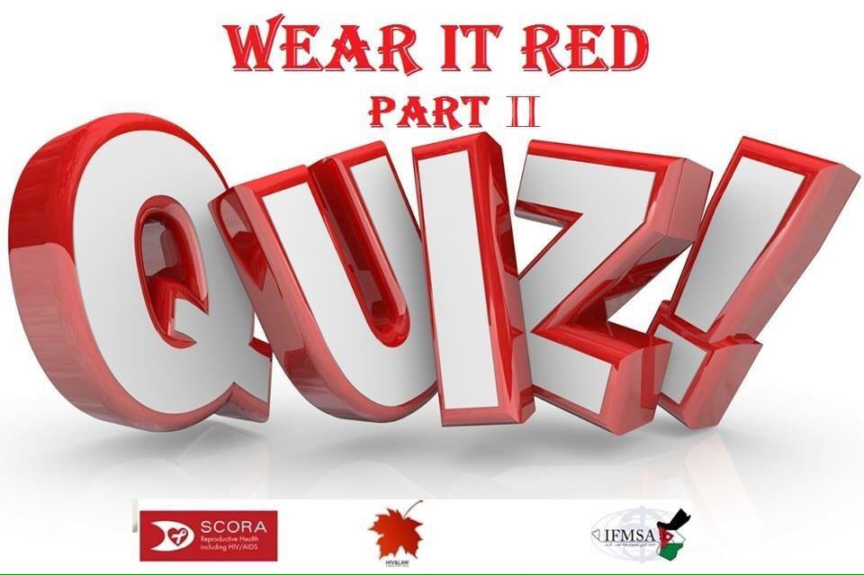 WearItRed2016's tweet photo. The second part of the quiz is released ! 
Go and check ur information ;) 
link : https://t.co/yvuBjTDmu2
#WearItRed
#ارتدي_الأحمر
#IFMsA_Jo https://t.co/1jITmw19dl