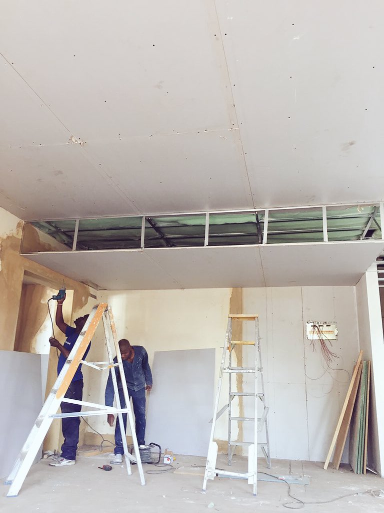 Ceiling_Plus's tweet photo. Check out what's happening on our sites. Started yesterday and going quickly #construction #ceilings #ceilingsplus #onsite #fast https://t.co/HFAopoF7eQ