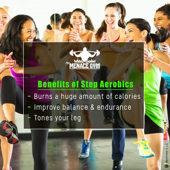 TheMenaceGym's tweet photo. Benefits of Step #Aerobics. #Useful #Healthy #fitness https://t.co/69itN1HENE