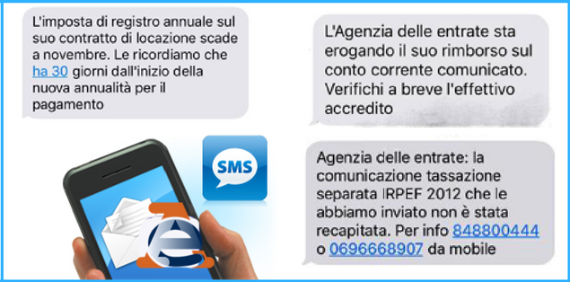 VendingNewsD's tweet image. L’ @Agenzia_Entrate comunica via #SMS
#Fisconline #payment #gov
vendingnews.it/lagenzia-delle…