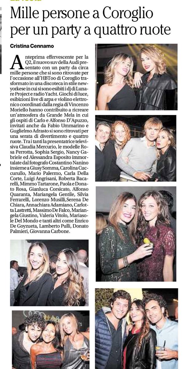 fabioumma's tweet photo. @mattinodinapoli @cricennamo GRAZIE per lo splendido articolo! #pressrelease #EventoAudi #ilmattino #plmanagement #PensiamoinGrande https://t.co/s1Rx6yQVGK