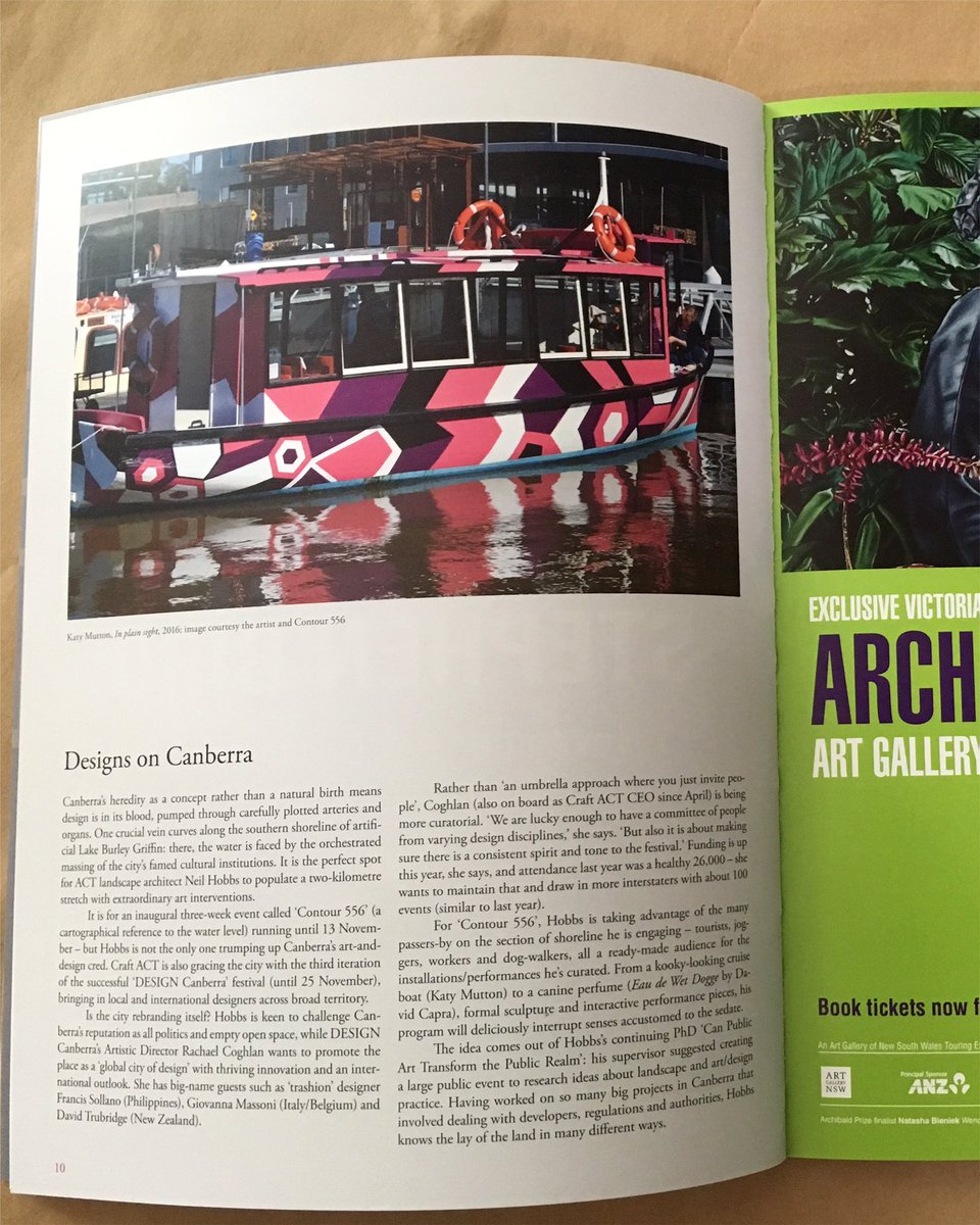 Katy Mutton (@katy_kbam) on Twitter photo Spotted! 'in plain sight' <a href="/contour556/">Canberra’s Art Biennial</a> in current <a href="/ArtMonthlyAus/">ArtMonthly Australia</a> + more amazing projects + art #designcanberra grab a copy!@AusCulturalFund Spotted! 'in plain sight' <a href="/contour556/">Canberra’s Art Biennial</a> in current <a href="/ArtMonthlyAus/">ArtMonthly Australia</a> + more amazing projects + art #designcanberra grab a copy!@AusCulturalFund
