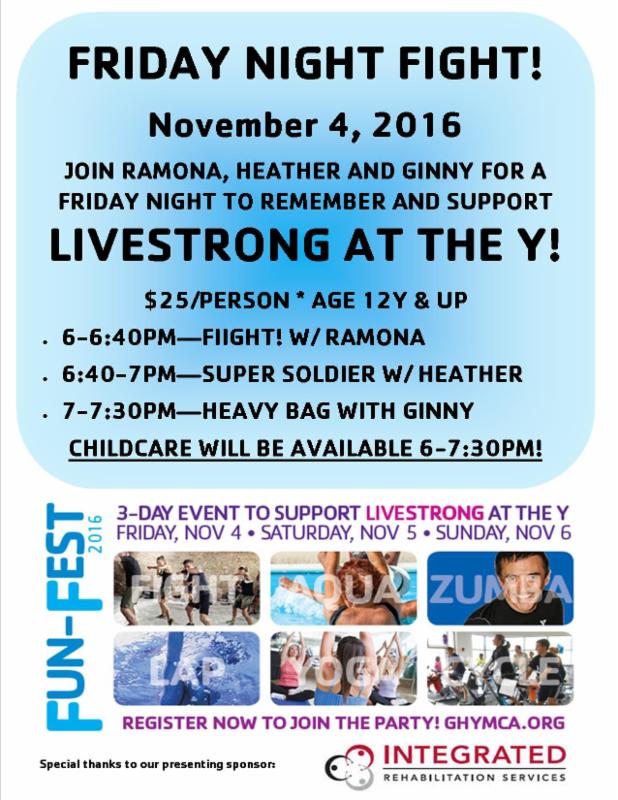 Friday Night FightFEST! CHILDCARE AVAILABLE conta.cc/2fv2mrM