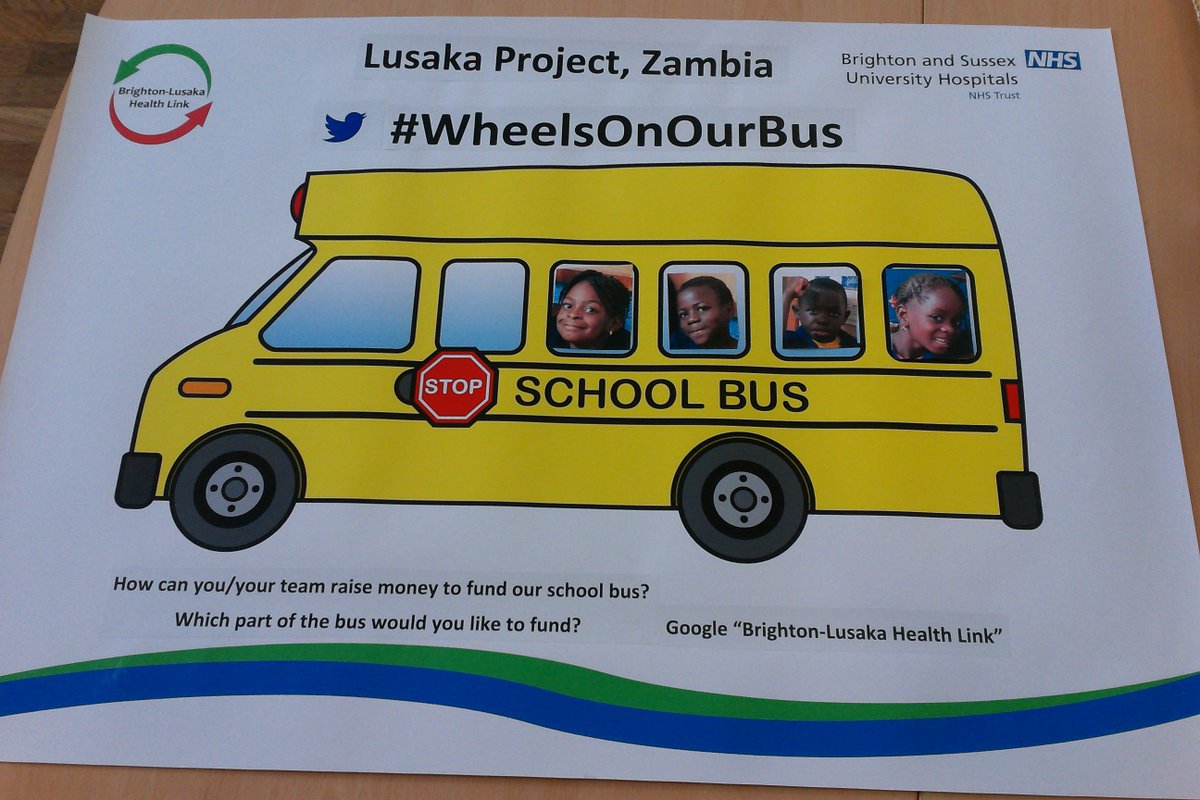 Lusaka Cake sale TODAY at AEB 8am-2pm. Come along to help support the lusaka project
#WheelsOnOurBus