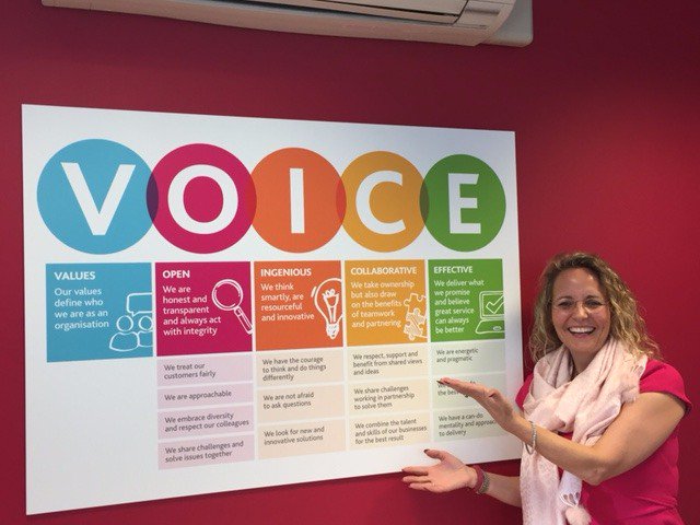 The Capita values, so important to me. Thank you to all my brilliant colleagues!