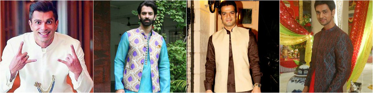 TellyTalkIndia's tweet photo. Who looks stunning in traditional outfit?

#KaranSinghGrover 
#BarunSobti 
#KaranPatel
#ShaktiArora https://t.co/sTHrhXZHif