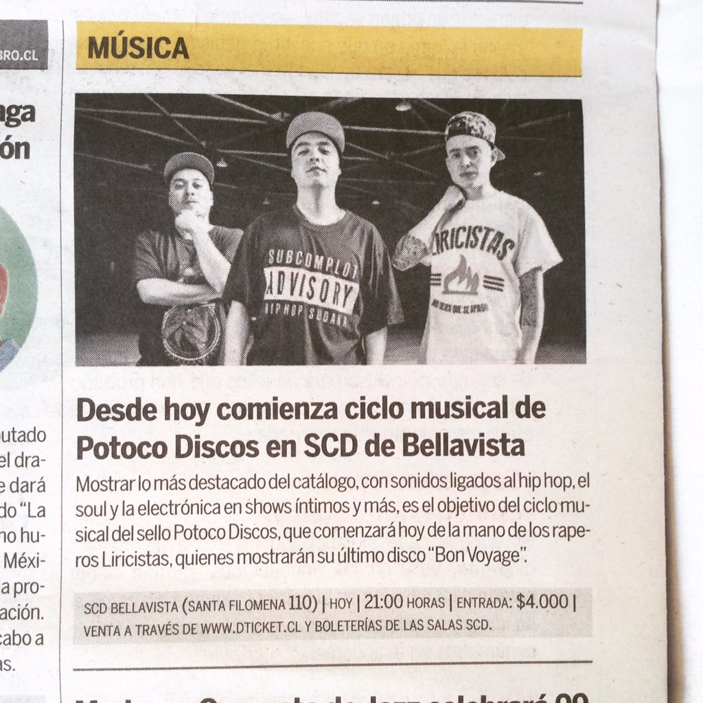 PotocoDiscos's tweet image. Hoy comienza el ciclo Potoco Discos en la @SCDChile , nos vemos!