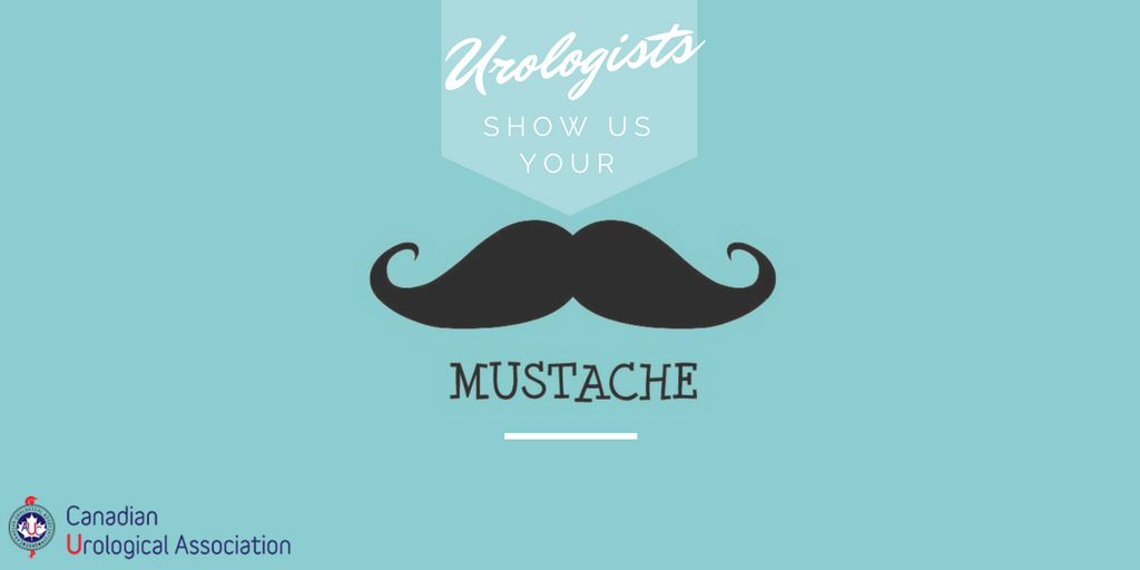 CanUrolAssoc's tweet photo. In support of #movember and #menshealth, we want CUA members to show us your Movember mustache! Check out @MovemberCA for local events! https://t.co/TPMhaorVqi