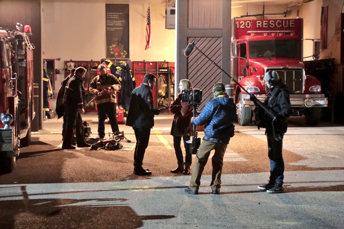 redwoodwoof's tweet photo. Our station doubled as one in Colorado tonight for @EverfallMovie https://t.co/0O41Me4Gig