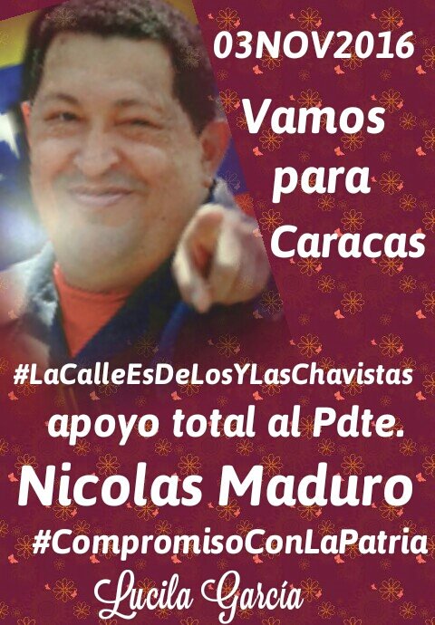 AnaGPinto1's tweet photo. #ChavismoSeCrece este pueblo movilizado y consciente no le va a permitir a la derecha fascista un golpe https://t.co/pUf8hQm18i