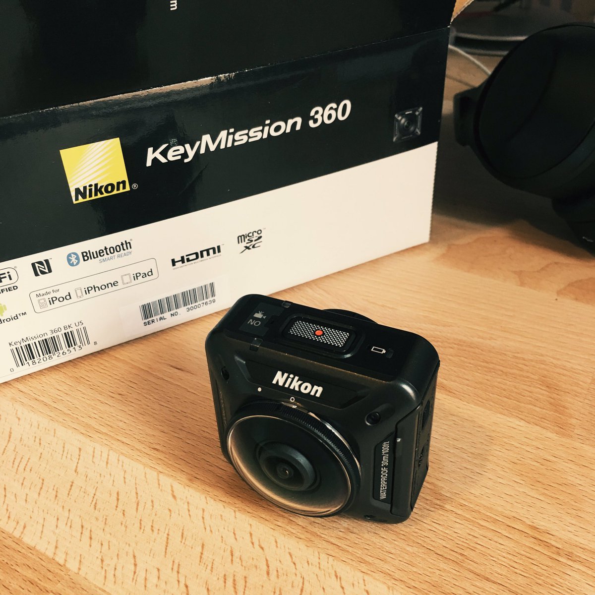 LucidMotionVR's tweet photo. New toys just arrived! Nikon KeyMission 360. Now let's do some tests! #360video #htcvive #daydream #lucidmotionvr #virtualreality @nikon https://t.co/byoiF0Qtiq