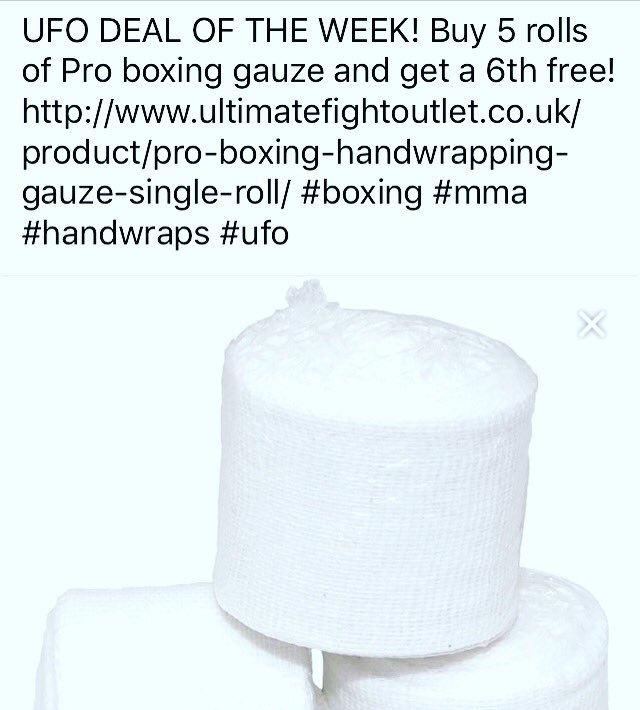 Still 2 days to go! Don't miss out! ultimatefightoutlet.co.uk #gauze #boxing #ufo