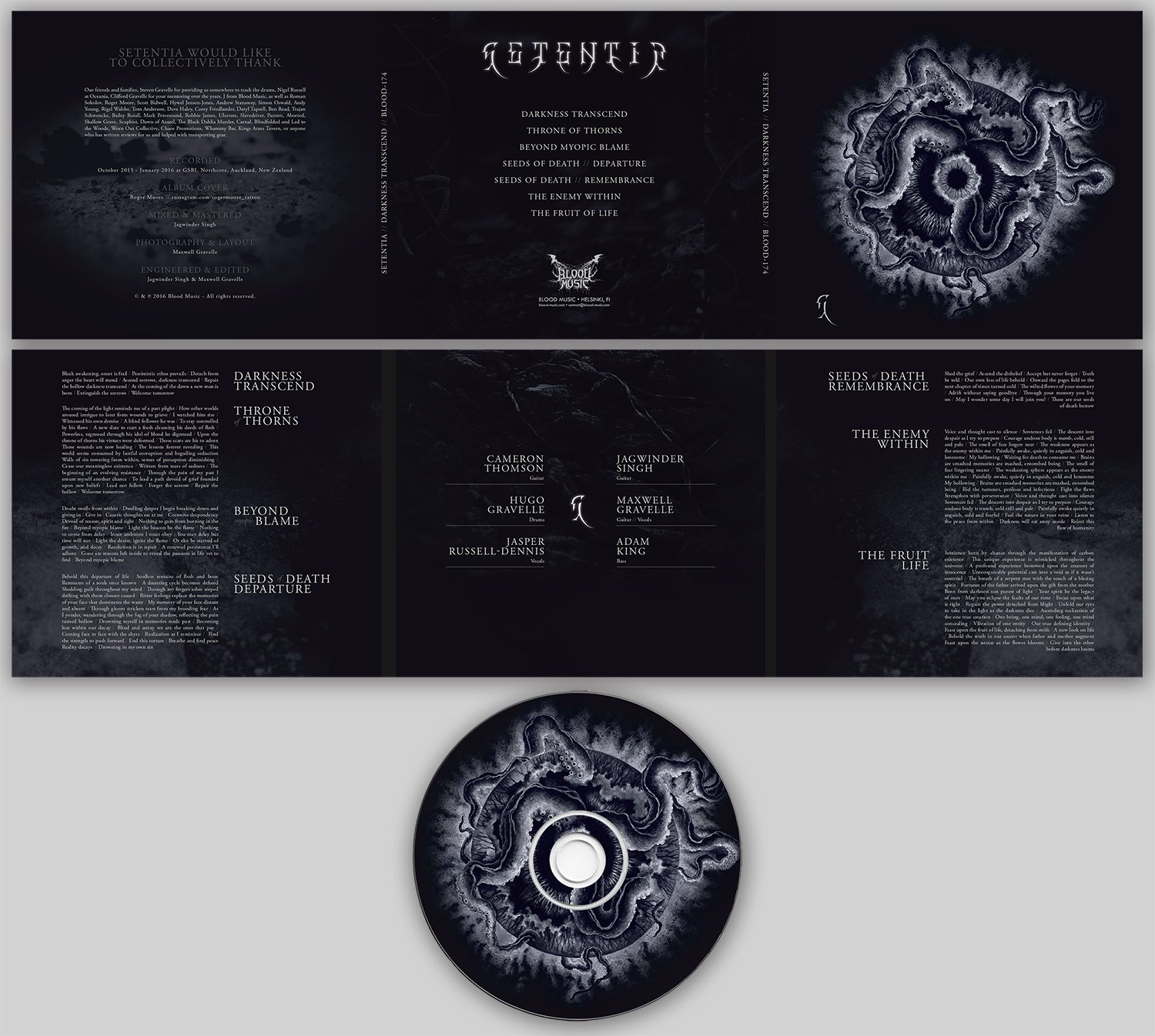 Download Blood Music On Twitter Setentia Darkness Transcend 6 Panel Digipack Cd Mock Up