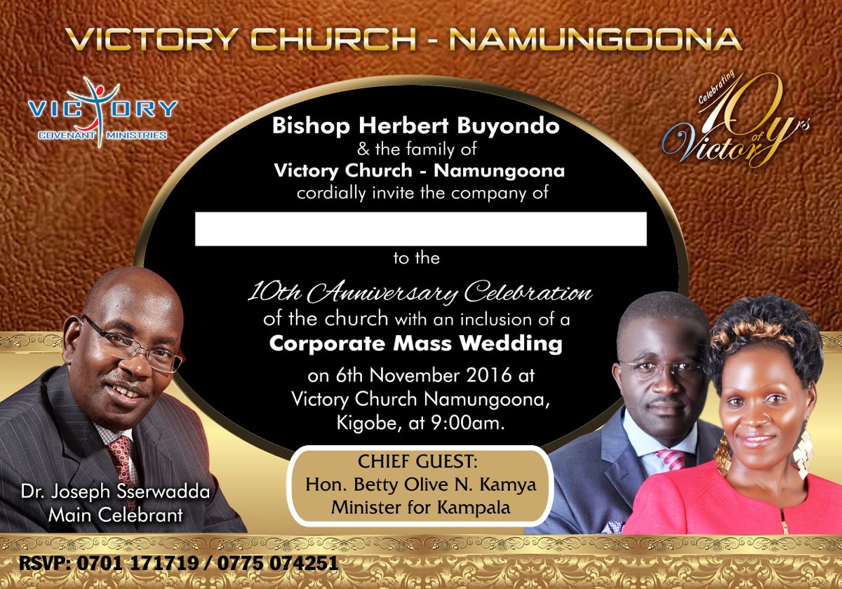 ntv uganda on twitter ad join victory church namungoona as they