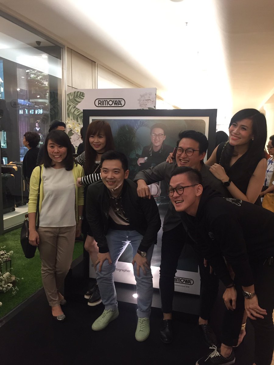 Spotted Benny Lim a photographer who's join #RimowaIndonesia #bossanova campaign