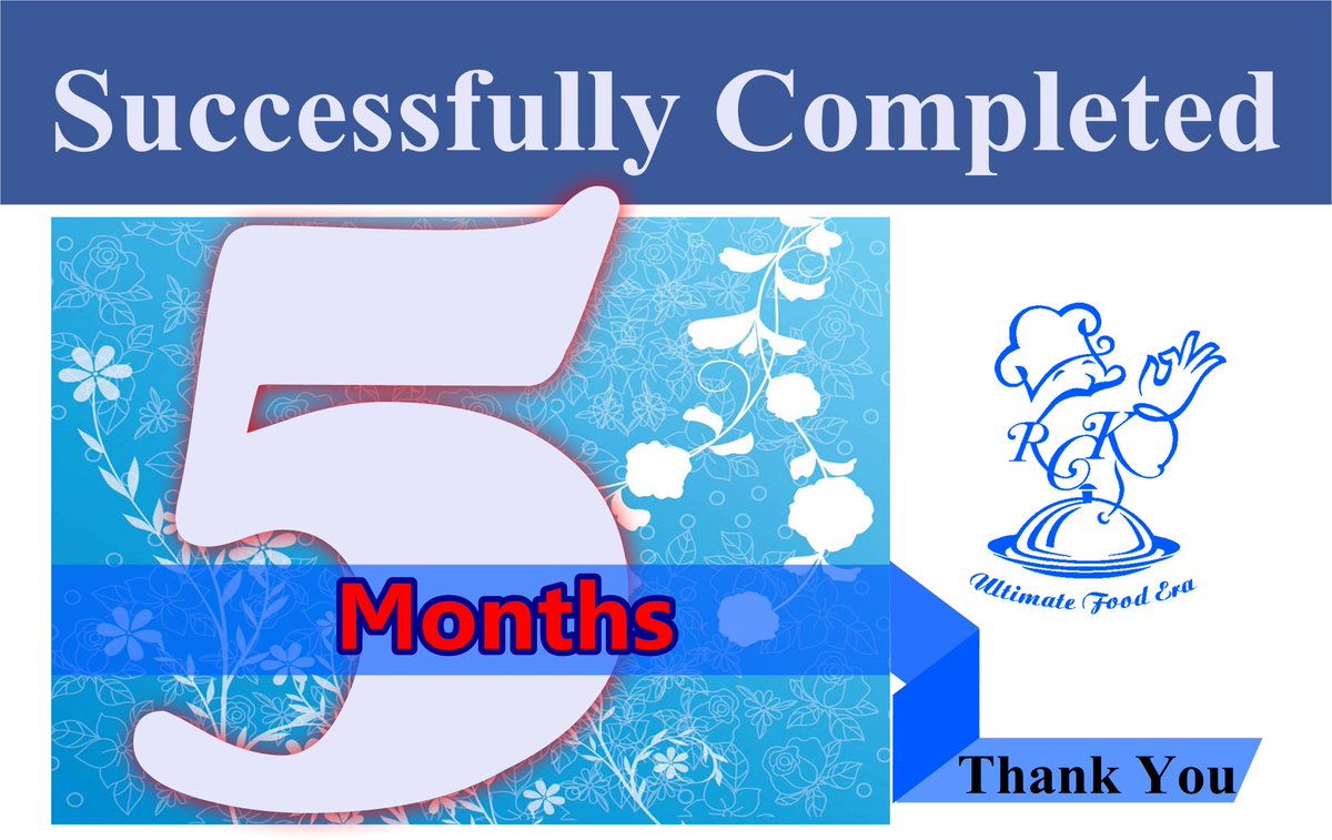 rckitchenfamily's tweet photo. #Celebration #Successfully_Completed #Five_Months https://t.co/1w0UUCUbyV